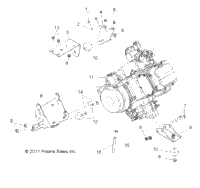 Engine, Mounting