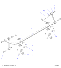 Suspension, Stabilizer Bar, Rear