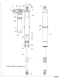 Suspension, Rear Shock Internals Z18vfl92bk
