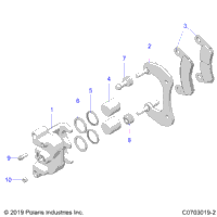 Brakes, Caliper, Rear