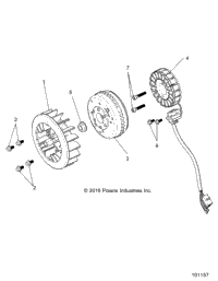 Engine, Stator & Flywheel