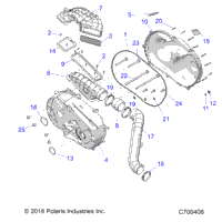 Drive Train, Clutch Cover And Ducting