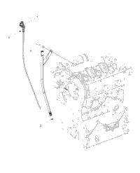 Engine, Oil Dipstick & Guard R