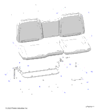 Body, Seat Asm. Rear