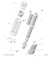Suspension, Rear Shock Mounting, Standard/Premium