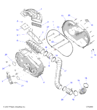 Drive Train, Clutch Cover And Ducting