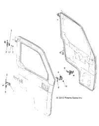 Body, Door Mounting R15rta/E87a2