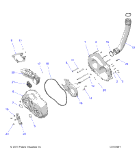 Drive Train, Clutch Cover And Ducting