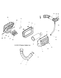 Engine, Air Intake System