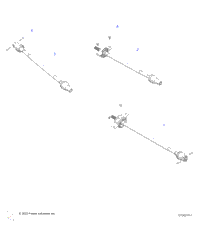 Drive Train, Front, Mid, Rear Prop Shaft