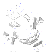 Body, Hood, & Front Fenders R22m4a57b1/Eb5/B9