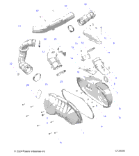 Drive Train, Clutch Cover And Ducting