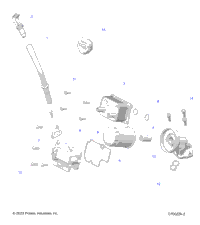 Engine, Dipstick And Oil Filter