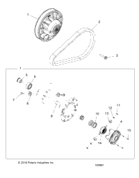 Drive Train, Secondary Clutch Z21che57ak