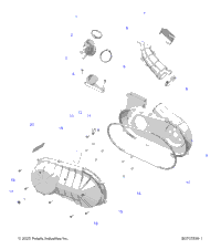 Drive Train, Clutch Cover & Ducting