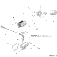 Engine, Dipstick And Oil Filter