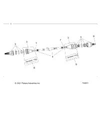 Drive Train, Half Shaft, Rear