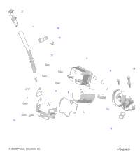 Engine, Dipstick And Oil Filter