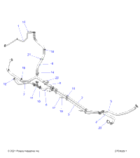 Engine, Cooling Routing, Engine
