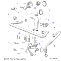 Engine, Waterpump And Bypass
