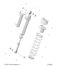 Suspension, Rear Shock Mounting G24g2k99a/99B