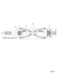 Drive Train, Rear Drive Shaft