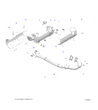 Engine, Exhaust System R22m4a57b1/Eb5/B9