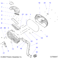 Drive Train, Clutch Cover And Ducting
