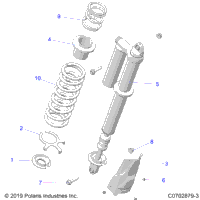 Suspension, Rear Shock Mounting, Standard/Premium Z20r4b92ac/Bc/Ak/Bk/Ar/Br/C92ac/Bc/Ar/Br/Ae/Be/Le/E92ah/Bh/At/Bt