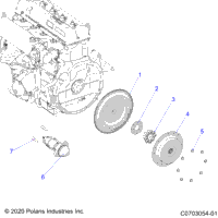 Engine, Starter, Flywheel