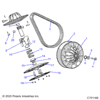 Drive Train, Secondary Clutch