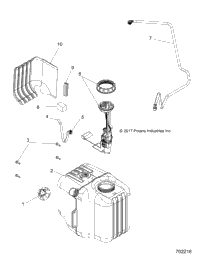 Body, Fuel Tank Asm. R18rca57a1/B1/A4/B4/B1/N1