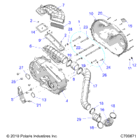 Drive Train, Clutch Cover And Ducting