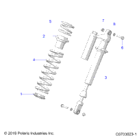 Suspension, Front Shock Mounting, Standard/Premium