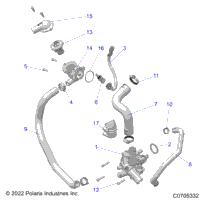 Engine, Waterpump And Bypass