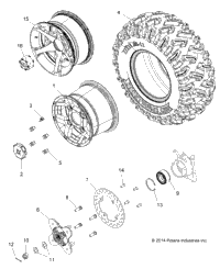 Wheels, Rear Z15vae87ak/As/Ai/An/X87al