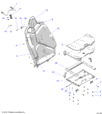 Body, Seat Asm. Rear