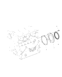 Engine, Crankshaft Oil Seal Flange