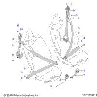 Body, Seat Belt Mounting, Standard