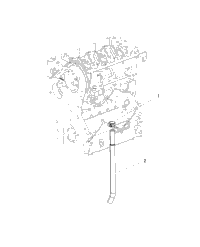 Engine, Water Blow By Hose