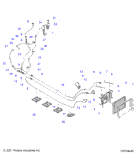 Engine, Cooling G24g5k99a/99B