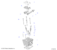 Engine, Cylinder Head, Cams & Valves