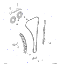 Engine, Cam Chain & Sprocket