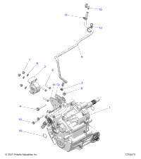 Drive Train, Main Gearcase Mounting Z24nee99fm/Z24nes99fm/Cm