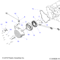 Engine, Stator And Flywheel