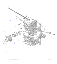 Engine, Throttle Body & Fuel Rail