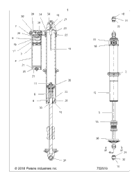 Suspension, Rear Shock Internals Z20nae99ac/Al/An/Bc/Bl/Bn/Ll/K99af/Ak/Bf/Bk