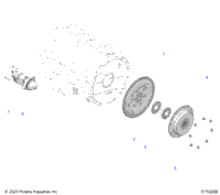 Engine, Starter, Flywheel And Related
