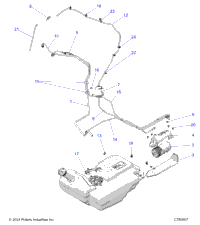 Fuel Sytems, Fuel Lines, Evap Z24nmf99br/Bm