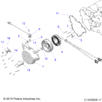 Engine, Stator And Flywheel Z20r4_92Ac/Bc/Ae/Be/Ak/Bk/Ar/Br/Ah/Bh/At/Bt/Le/Lt/Lc